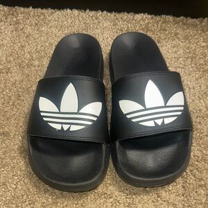 Adidas Adilette lite Black and White Slides
